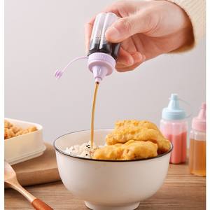 Mini bouteilles à presser pour condiments 1OZ Bouteille de ketchup Bouteille de sauce en plastique Contenant de sauce au miel, à la <span class=keywords><strong>moutarde</strong></span> et à la vinaigrette - Product Image 3