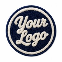 Patch en chenille personnalisé avec design graphique et support thermocollant, brodé pour logo de veste, patch en chenille graphique personnalisé OEM