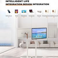 Téléviseur LED 4K 21,5/22 pouces avec support, tablette mobile sans fil, caméra intelligente portable, écran tactile Android, LCD déroulable
