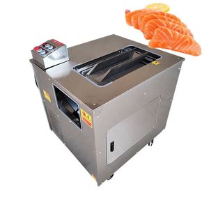 Machine à trancher automatique professionnelle en acier inoxydable noir pour carpes, saumons, viande séchée, porc et poissons - Product Image 1