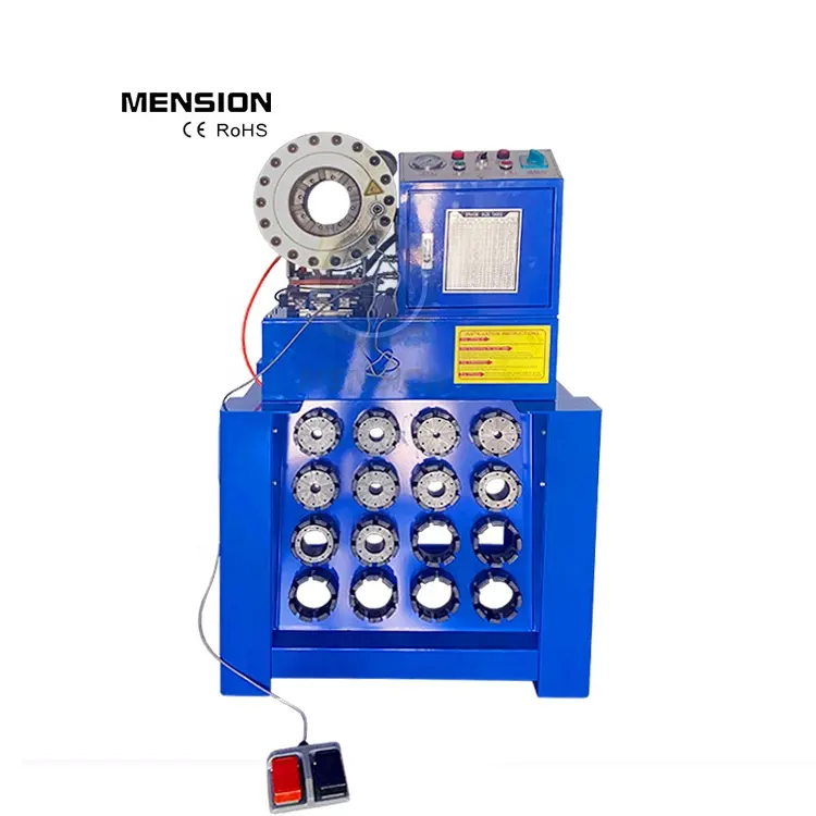 Máquina de prensado de manguera hidráulica de reparación, maquinaria de ingeniería tipo popular de Chile, con repuestos famosos de alta precisión, en venta