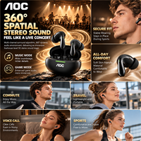Écouteurs sans fil TWS avec logo personnalisé, écouteurs HiFi 5.4, haut-parleur de 13 mm, marque privée OEM ODM, vente en gros d'écouteurs