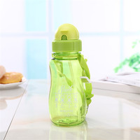 Bouteille d'eau en plastique pour enfants, de ml, avec paille, pour le sport, pour enfants, bouteille pour boissons