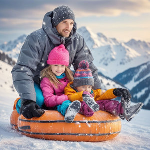 <span class=keywords><strong>Luge</strong></span> à neige <span class=keywords><strong>pliable</strong></span> pour enfants avec fond rigide/PVC de haute qualité 100CM 120CM - Product Image 6
