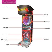 Machine de jeu d'arcade de boxe pour adultes, machine de frappe à monnayeur pour parcs d'attractions, centres commerciaux, bars et salles de jeux