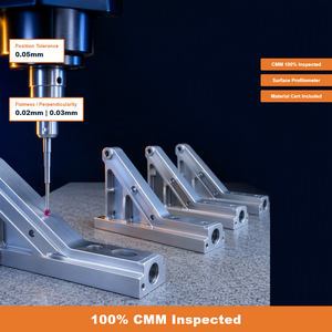 Composants CNC pour Traqueur <span class=keywords><strong>Solaire</strong></span> Personnalisé, Fournisseur OEM JRD Precision, Usinage CNC 5 Axes ISO 9001, Précision +/-0.005mm, 6061 7075 - Product Image 2
