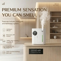 Diffuseur d'arômes intelligent C600 pour les halls d'hôtels au Japon |   Capacité de 160 ml, à fixer au mur, sans eau