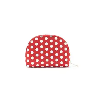 Draagbare Reis-Ijdelheid Case Cosmetische Etui Polka Dots Modieuze Make-Up Kit Doos Met Make-Up Draagtas