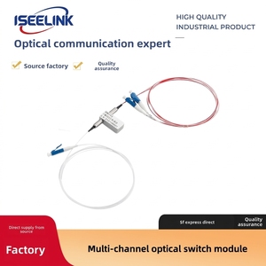 ISEELINK 1x2 1x4 2x2 1260nm ~ 1620nm Interruptor Óptico de Relé Mecánico, Puerto LC/SC/FC para Equipos de Red FTTH - Product Image 3