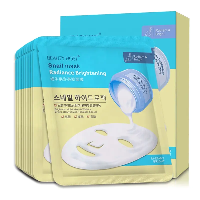 Grosir Lembar Masker Wajah Esensi Kolagen Siput Korea, Produk Perawatan Kulit Kosmetik Wajah Anda