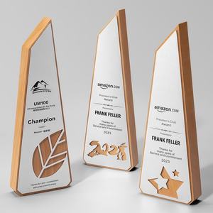 جوائز تذكارية مخصصة وجوائز إبداعية - تصنيع جوائز خشبية ومعدنية فاخرة للهدايا المؤسسية - Product Image 1