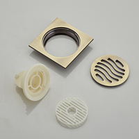 YUNDOOM — filtre Anti-odeur carrée, pour salle de bain, canal de bain moderne, en laiton, pour réservoir d'eau, douche