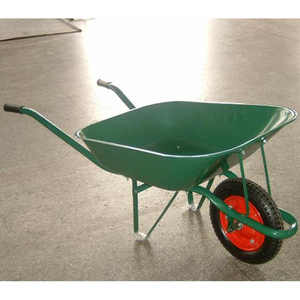 Brouette de chantier Wb6200, capacité de charge 130 kg, outils de jardinage, en fer et métal - Product Image 4