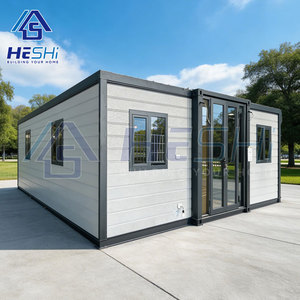 Casa Contenedor Prefabricada de Acero de 20 y 40 Pies, Expandible, Plegable, de 1, 2, 3, 4 o 5 Dormitorios, en Venta, Construcción de Viviendas Pequeñas - Product Image 1