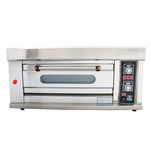 Four à gaz électrique Baokang à 1 étage et 2 plateaux, utilisation professionnelle en <span class=keywords><strong>boulangerie</strong></span>, faible bruit, garantie 1 an, portable, commercial, pain, pizza - Product Image 1