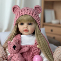 Lifereborn Vente en Gros Poupée Bébé Réaliste 55CM en Silicone Vinyle Adorable Fille, Bébés Reborn pour Cadeaux de Filles