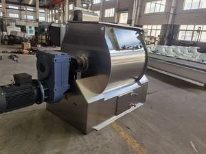 CE Certified <strong>Horizontal</strong> Double Shaft Stainless Steel Feed <strong>Pellet</strong> <strong>Machine</strong> 1 Ton/H Capacity High Best Price New Batch Animal Feed - Product Image 2