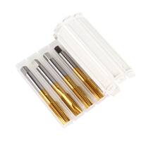SONGQI Trousseaux de filetage HSS M2 M35 à cannelure spirale/droite pour acier inoxydable et métal