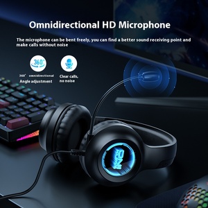 <span class=keywords><strong>Onikuma</strong></span> หูฟัง X36แบบมีสาย <span class=keywords><strong>USB</strong></span> 3.5MM RGB หูฟังครอบหูหูฟังสำหรับเล่นเกมหูฟังตัดเสียงรบกวน - Product Image 4