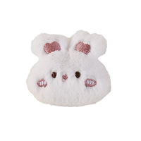 Nouveau design porte-clés en peluche dessin animé, mini-breloques alimentaires, porte-clés en peluche mignon pour la décoration de sacs