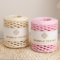 Fil de papier raphia de haute qualité, 150 mètres, pour crochet DIY, épaisseur 2 mm