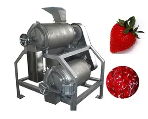 automatic Industrial Fruit tomato single dual channel pulping machine