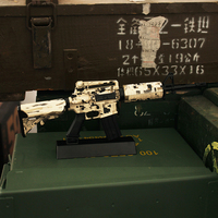 Assemblage Miniature pistolet en métal modèle M4A1 M4A4 Ar18 Camouflage 1:3 modèle en métal pistolet sûr jouet pour adultes