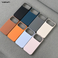 VAWI V-L06 Étui de Téléphone Magnétique en Cuir Uni Vente en Gros pour iPhone 17 – Étui en Cuir Tendance pour iPhone 13 14 15 16 17 Pro Max