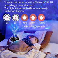 Proyector LED de cielo estrellado, luz nocturna con USB, música, ola de agua, lámpara de proyección, regalos, decoración de dormitorio, TUYA, gran oferta de fábrica