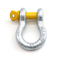 G210 G2150 manille métrique galvanisée à chaud pour levage marin