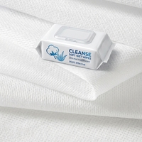 Tissu non tissé en viscose 100 % biodégradable, respirant et antibactérien pour lingettes pour bébés écologiques, 35-80 g/m² à pose parallèle