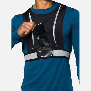 سترة ترطيب خفيفة الوزن عاكسة للضوء مصنوعة من البوليستر مع حامل للهاتف للتنزه والتسلق والتدريب في الهواء الطلق - Product Image 4