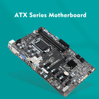 Motherboard Mesin Industri Piesia OEM 1*PCIE_X16 1*VGA 1*DVI Soket LGA 1150 H81DDR3 ATX PCBA Motherboard Komputer Desktop