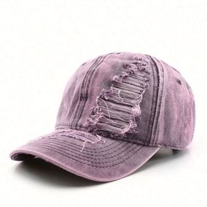 Casquette de baseball en coton de haute qualité, style délavé, avec logo personnalisé, pour le sport, modèle Dad Hat, effet vieilli, vente en gros - Product Image 6