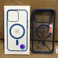 Coque de téléphone magnétique pour iPhone 15 14 13, coques transparentes en acrylique magnétiques pour iPhone 18 Pro Max 16 18 Pro MAX, étui de charge sans fil
