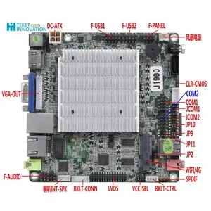 듀얼 LAN 듀얼 COM 및 12VDC ddr3 산업용 마더 보드가있는 NTX19QF 인텔 셀러론 J1900 \ J1800 \ N2806 \ N2900 Nano-ITX 마더 보드