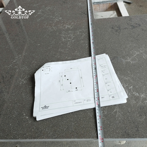 เคาน์เตอร์หินเทียม Goldtop Stone รุ่น 6046 Metro Concrete ผิวขัดเงา ขนาดสั่งทำพิเศษ สำหรับห้องครัวหรูหรา ใช้ในบ้าน - Product Image 2