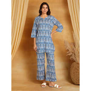 Nuevos conjuntos étnicos de rayón con estampado floral y materiales reciclados para mujer, ropa de fiesta para todas las estaciones, origen indio. - Product Image 1