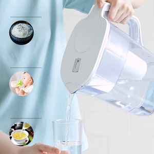 <span class=keywords><strong>Carafe</strong></span> <span class=keywords><strong>filtrante</strong></span> à eau, purificateur d'eau, pichet purificateur d'eau, comprend 1 cartouche de charbon actif, 2,2 L filtré/3,5 L - Product Image 3