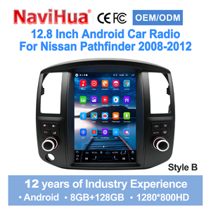 NaviHua New Design 12.8inch Android Car Radio Multimedia Carplay Auto Stereo GPS DSP DVD Player For Nissan Pathfinder 2008-2012 - Product Image 1