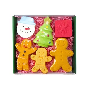 Regalos de Navidad, Set de Bombas de Baño Hechas a Mano, Cuidado de la Piel para Mujeres, Bombas de Baño Navideñas para Niños - Product Image 2