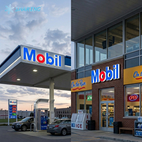 Letrero de Canal de Acrílico LED 3D Personalizado a Prueba de Agua, Letras de Logotipo Iluminadas Completamente, para Señalización Comercial en Exteriores