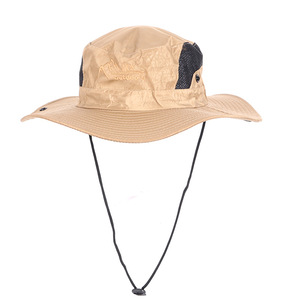 Sombrero de Pescador Unisex Azul Marino, Malla Transpirable, Protección Solar, Sombrero de Pesca para Senderismo al Aire Libre con Protector de Cuello, Primavera Verano - Product Image 3