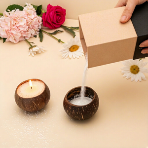 Cire naturelle à base de plantes, colorée rouge beige noir, parfumée, cire de soja, cire de palme, granulée perlée, cire de sable pour la décoration d'événements de mariage - Product Image 1