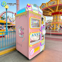 Distributeur automatique de crème glacée robotisé, machine à crème glacée molle automatique de Chine, machine à fabriquer la crème glacée à vendre