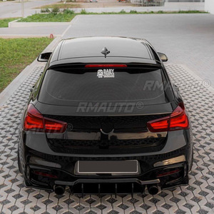สำหรับ BMW ซีรีส์ 1 F20 LCI M140i MP ปี 2015-2019 ชุดแต่งกันชนหลัง ดิฟฟิวเซอร์ สปอยเลอร์ สปลิตเตอร์ ป้องกันรอยขีดข่วน อุปกรณ์ตกแต่งรถยนต์ - Product Image 3