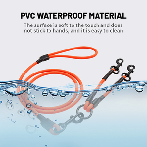 Correa para Perro de Lujo Muker, Recubierta de PVC, Plástico, Flexible, Diseño Sólido, Ecológica, Certificada, Impermeable, con Logotipo Personalizado - Product Image 2