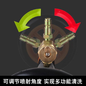 High Pressure Cleaner Roller Brush 32 In Aluminum Alloy With 4 Nozzles For <b>Floor</b> Scrubbing - Product Image 3