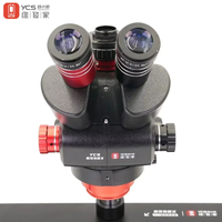 Microscope trinoculaire YCS 6575X avec base + caméra 4K et lumière LED pour outil de vérification de soudure de carte mère de téléphone portable