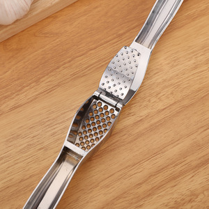 Stainless Steel Detachable Heavy-duty Rust Proof Design Kitchen Premium Garlic <b>Press</b> Set with Ergonomic Handle - Product Image 6